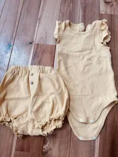 セットアップロンパース　女の子　70〜80