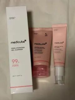 【新品未開封】メディキューブ　ナイトラッピングマスクジェルクレンザー　おまけ付き