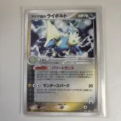 アクア団のライボルト ★ 強化拡張パックex1 マグマVSアクア ふたつの野望…