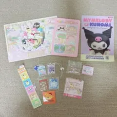 新品未使用サンリオ♡アクキー、ファイル、ノベルティステッカー、シール等　11点