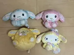【4点セット】サンリオ うさぎイースターぬいぐるみ