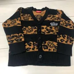 ヒョウ柄カーディガン