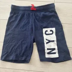 H&M ハーフパンツ NYC ネイビー 128cm