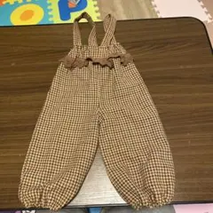 youpiloulou チェック柄パンツ 80