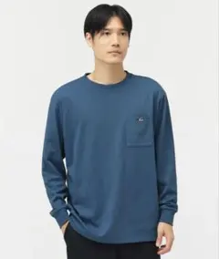 New Balance 長袖ポケットTシャツ ターコイズブルー Mのサムネイル