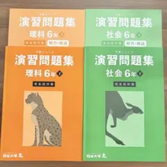 書き込みなし■演習問題集■理社セット 6年 下■有名校対策