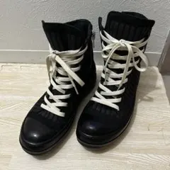 【カスタム】Rick Owens DRKSHDW ラモーンズ リカラー黒 37のサムネイル