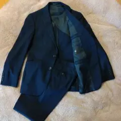 SUIT SELECT ビジネススーツ 上下 ネイビーY4 春夏秋