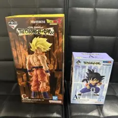 一番くじ ドラゴンボール A賞孫悟空,C賞超サイヤ人孫悟空フィギュア