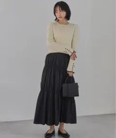 LAVEANGE タイプライターシャーリングスカートのサムネイル