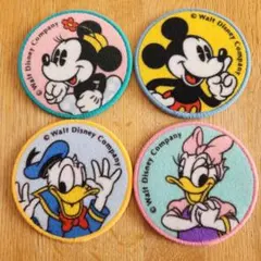 公式　ディズニー　コースター 4枚　レトロ　希少