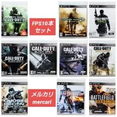 PS3CALL OF DUTY ゴーストリコン バトルフィールド(10本セット
