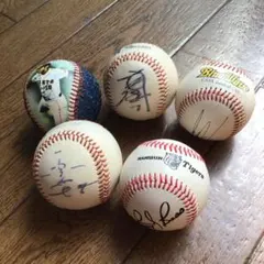 阪神タイガース サインボール 5個セットのサムネイル