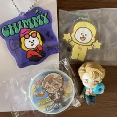 JIMIN&CHIMMY セット　缶バッチ　キーホルダー