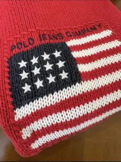 ◾️デニムに相性抜群◾️【POLOJEANS】星条旗　綿素材　ラルフローレン M