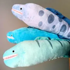 セット】むろと廃校水族館 ブリ サバ ぬいぐるみくじ ハッピーマリン