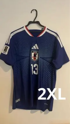サッカー日本代表 久保建英 ユニフォーム 2026 W杯パッチ XL - メルカリ