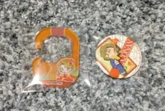 【限定品あり】名探偵コナン 大岡紅葉2点セット アクリルカラビナ・缶バッジ