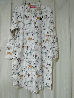 graniph こねこのぴっち 長袖シャツドレスのサムネイル