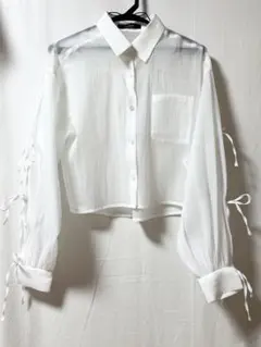 w closet リボンシアーシャツのサムネイル