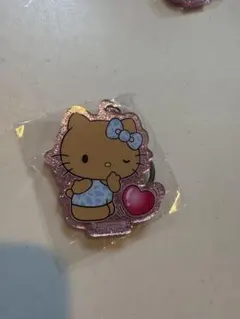 ハローキティ アクリルキーホルダー　日焼け