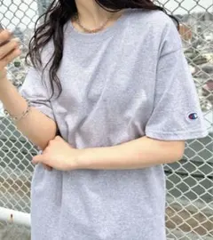 【新品】Champion チャンピオン 半袖 Tシャツ　グレー　M