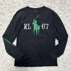 POLO RALPH LAUREN ポロラルフローレン ロンT ビッグポニー 黒