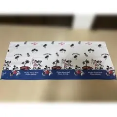 ディズニー ミッキー＆ミニー カフェカーテン サマーデザイン