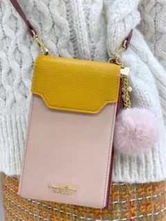 Samantha Thavasa ウェーブフラップスマホショルダー