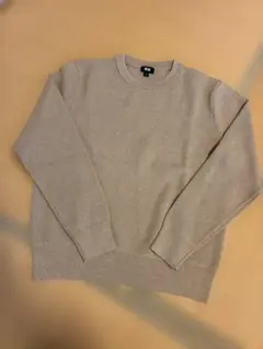 ユニクロ ミラノリブクルーネックセーター 美品
