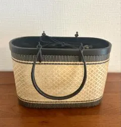 美品】竹細工バッグ カゴバッグ プラニー工房 タイ王室 和装 - メルカリ