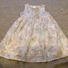 【新品】タルティーヌエショコラ　ワンピースリバティプリント　120