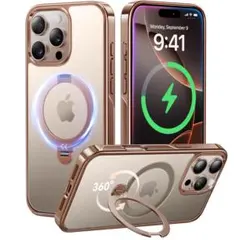 iPhone 16 Pro Max 用 ケース クリア 米軍MIL規格 金属感