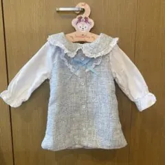 ツイードワンピース 女の子 90cm