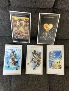 ロフト キングダムハーツ ポストカードコンプ 全5種