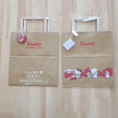 Sanrio ショップ袋 中型 茶色のサムネイル