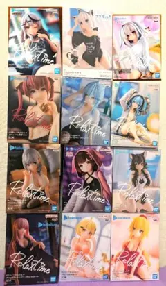 ホロライブ　フィギュア　天音かなた　白上フブキ　宝鐘マリン　リラックスタイム