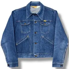 70sビンテージ Wrangler 124MJ デニムジャケット 濃紺 40 - メルカリ