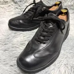 美品 REGAL WALKER サイドジップ レザー スニーカー 黒 26cm - メルカリ