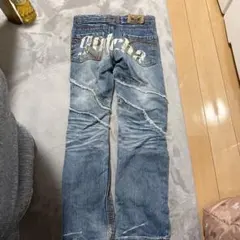 gotcha ロゴプリント デニムパンツのサムネイル