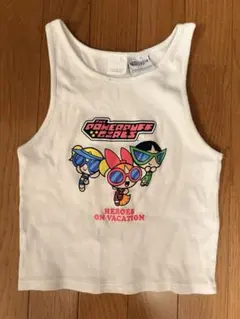 zara kids♡パワパフリブ素材タンクトップ　サイズ164のサムネイル