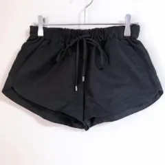 【ZARA TRAFALC】（S）スウェード調ショートパンツ/ウエスト紐付きゴム