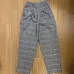 GU可愛いチェックパンツ