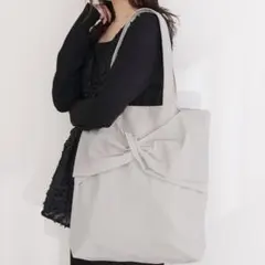 リボン トートバッグ