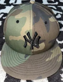 NEW ERA 59FIFTY ヤンキース カモフラ 迷彩 キャップ 7 3/8