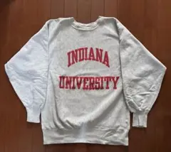 90s USA製 チャンピョンリバースウィーブ インディアナ大学 刺繍タグ XL