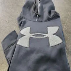 アンダーアーマー パーカー裏起毛 黒 SM UNDER ARMOR