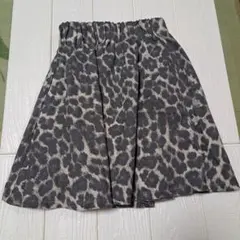 GLOBAL WORK レオパード柄スカート XXL