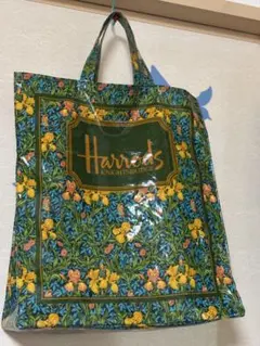Harrods ウィリアム・モリス　アイリス花柄　大型エコバッグのサムネイル