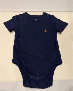 baby GAP ネイビーロンパース 半袖 6-12ヶ月 70cm